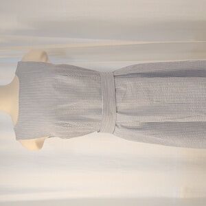 Seersucker Sleeveless Spring Dress